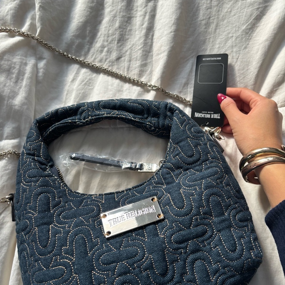 True Religion Denim Shoulder Bag